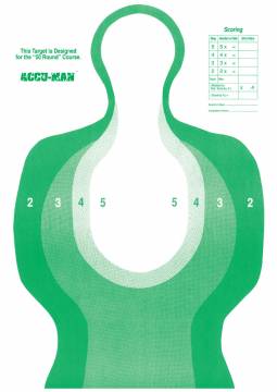 ACCU-MAN Shooting Target